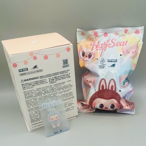 Authentic The Monsters Pop Mart LABUBU Have A Seat Series HEHE In Box NEW - Picture 3 of 8